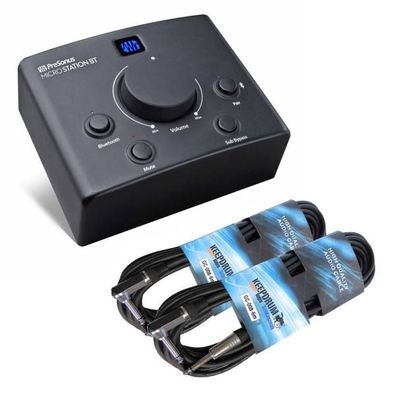 Presonus Micro Station BT Monitor-Controller mit 2x Kabel