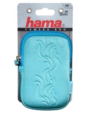 Hama KameraTasche Fancy Neopren 70E FotoTasche türkis DigitalKamera Digicam