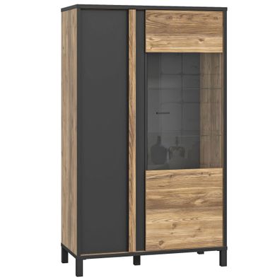 Highboard Hailey 11 Alpine Picea 95x159x42 cm Wohnzimmer LED