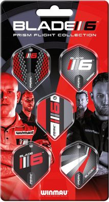 Winmau Flights Blade 6 Collection 8145 | Dart Flight Darts Flights