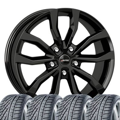 4 Winterräder Uteca 8x18 SW 235/55 R18 104V für Skoda Kodiaq Hankook Kinergy 4S