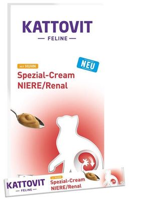 Kattovit ¦ Spezial-Cream - Niere/Renal - 66 x 15g ¦ Spezial-Cream für Katzen zur