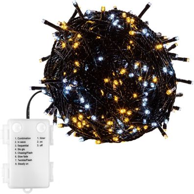 Voltronic LED Lichterkette, innen und außen, IP44, Batteriebetrieben, Modell