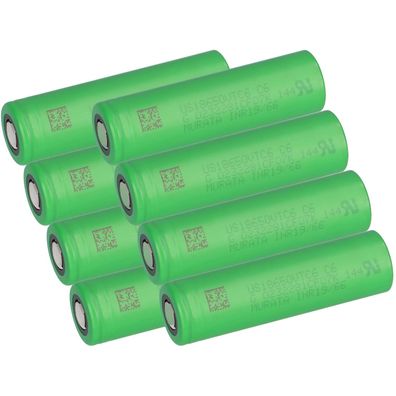 8x Murata Akku 18650 VTC6 3120mAh 30A