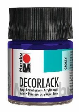 Marabu 1130 05 051 Decorlack Acryl Violett dunkel 50 ml