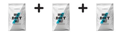 3 x Myprotein Impact Diet Whey (1000g) Strawberry Shortcake