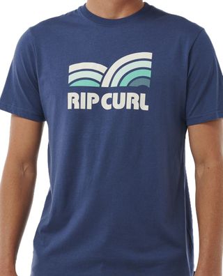 RIP CURL T-Shirt Surf Revival Capture washed navy