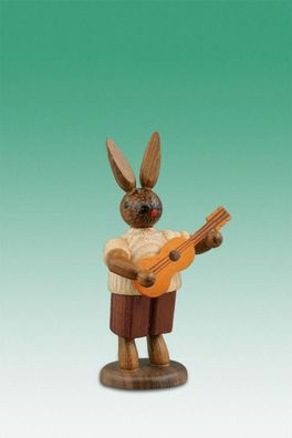 Osterdekoration Osterhase Musikant mit Gitarre Höhe 7,5cm NEU Osterdeko Osterhase