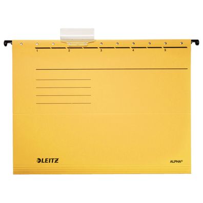 LEITZ 1985-30-15 5x Hängemappen ALPHA® gelb