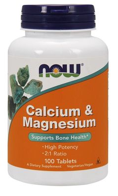 Calcium & Magnesium - 100 tablets