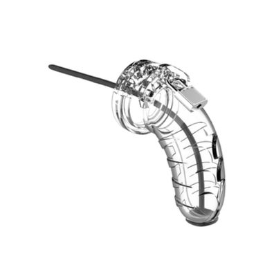 ManCage by Shots - Model 16 Chastity Cock Cage with Urethral Sounding - 4.5 / 11,5 cm