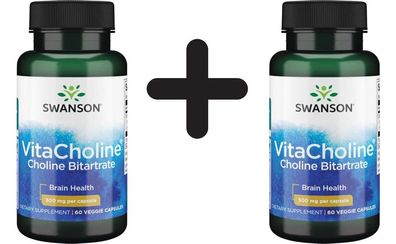 2 x VitaCholine, 300mg - 60 vcaps