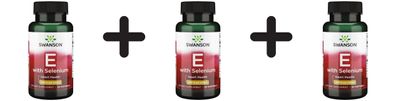 3 x Vitamin E & Selenium - 90 softgels