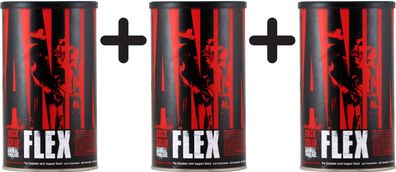 3 x Animal Flex - 44 packs