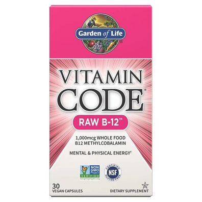 Vitamin Code RAW B-12 - 30 vcaps