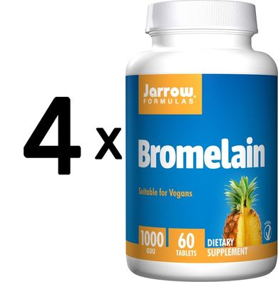 4 x Bromelain - 60 tabs