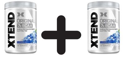 2 x Xtend, Blue Raspberry - 416g