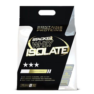 Whey Isolate, Cookies & Cream - 1500g