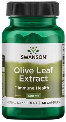 Olive Leaf Extract, 500mg - 60 caps