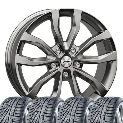 4 Winterräder Uteca 8,5x19 TITAN 235/50 R19 103V für Skoda Kodiaq Hankook Winter