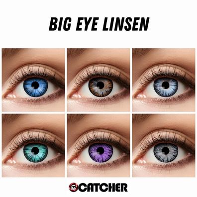 Big Eyes Kontaktlinsen große Augen verschiedene Farben