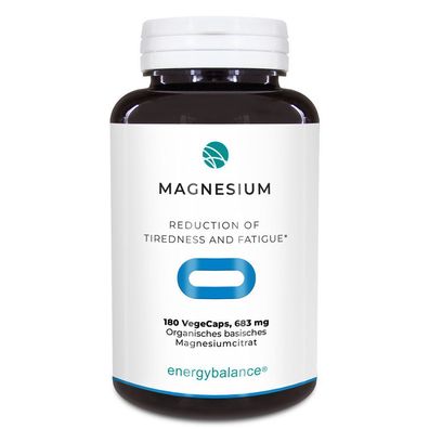 Magnesium Citrat, 180 VegeCaps - EnergyBalance