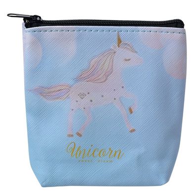 Juleeze Brieftasche 11x11 cm Blau Synthetisch Quadrat Einhorn