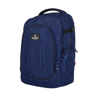 walker® 42122-357 Schulrucksack Campus Evo - cyber blue