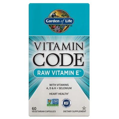 Vitamin Code RAW Vitamin E - 60 vcaps