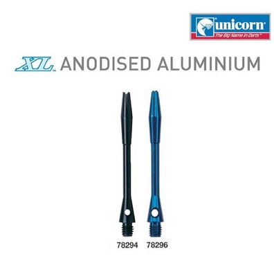 Unicorn XL Anodised Aluminium Shaft / 1 Satz / m/blau
