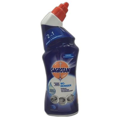 8,55EUR/1l Sagrotan WC-Reiniger Atlantik 750ml entfernt 99,9% Bakterien