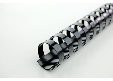 GBC 4028177 Spiralbinderücken Plastik - A4, 12 mm/95 Blatt, schwarz, 100 Stück