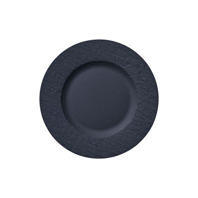 Villeroy & Boch Manufacture Rock Frühstücksteller Premium Porcelain schwarz 104239