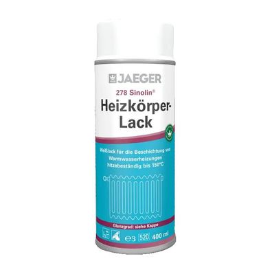 Heizkörper Lack Spray Jaeger 278 Weiß Lackieren Seidenglanz