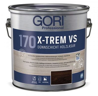 Gori 170 Holz Lasur Dünnschicht UV Schutz Alkydharz Langanhaltend 2,5 L