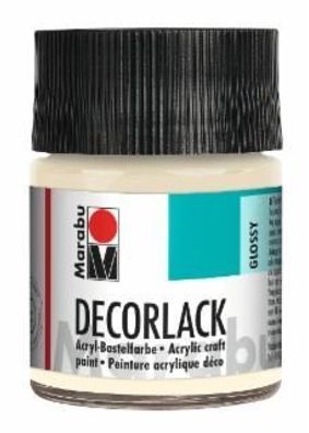 Marabu 1130 05 271 Decorlack Acryl, Elfenbein 271, 50 ml