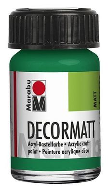 Marabu 1401 39 067 Decormatt Acryl, Saftgrün 067, 15 ml