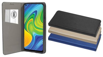 cofi1453® Buch Tasche "Smart" kompatibel mit XIAOMI REDMI NOTE 9 Handy Hülle Etui