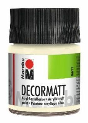 Marabu 1401 05 271 Decormatt Acryl Elfenbein 50 ml