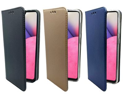 Buch Tasche "Smart" kompatibel mit Samsung GALAXY A33 5G Handy Hülle Etui Brieftas