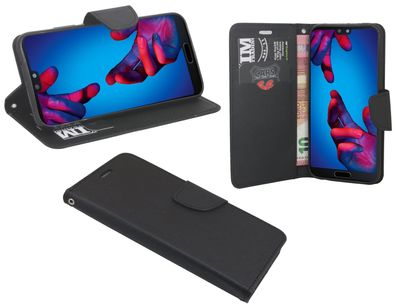 cofi1453® Buch Tasche "Fancy" kompatibel mit HUAWEI Handy Hülle Etui Brieftasche