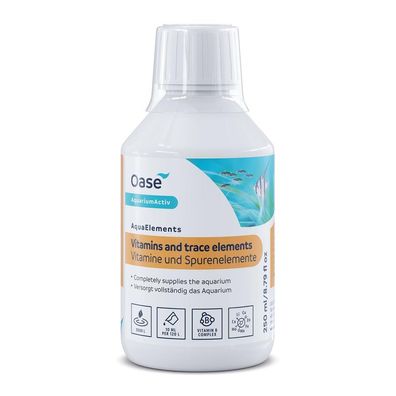 Oase AquaElements Vitamine+Spurenelemente 250 ml- für vitale Fische und gesunde