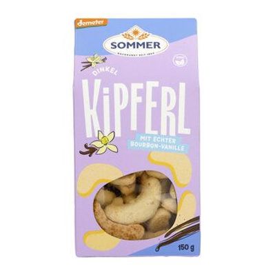 SOMMER 3x Demeter Dinkel Kipferl mit echter Bourbon-Vanille 150g