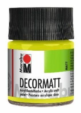 Marabu 1401 05 061 Decormatt Acryl, Reseda 061, 50 ml