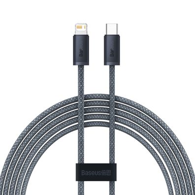 Baseus Kabel für iPhone USB Typ C - Lightning 2m, Power Delivery 20W grau (CALD000