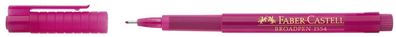 Faber-Castell 155428 Fineliner Broadpen 1554 - 0,8 mm, pink (dokumentenecht)