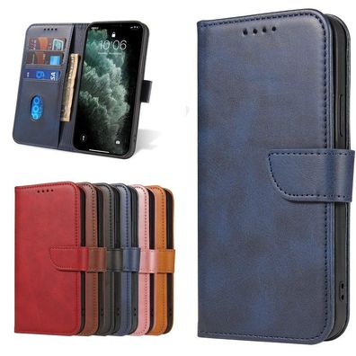 Premium Magnet Case Buch Tasche Schutzhülle Hülle Standfunktion Zubehör kompatibel