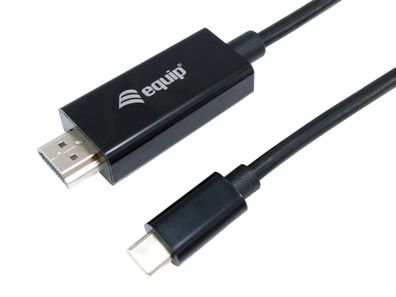 equip 133466 USB Type C to HDMI Male Adapter Cable, 1.8m