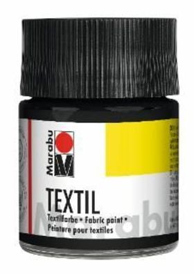 Marabu 1716 05 073 Textil Schwarz 50 ml(P)