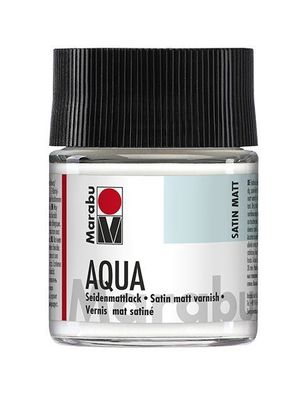 Marabu 1137 05 000 aqua-Seidenmattlack, 50 ml